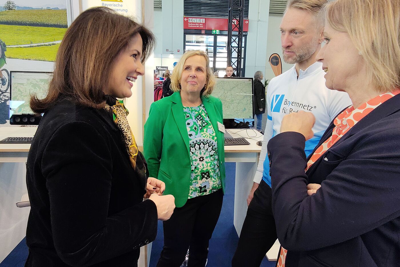 Besuch der Schirmherrin des Goldenen Pedals Michaela Kaniber, Bayerische Staatsministerin für Ernährung, Landwirtschaft, Forsten und Tourismus