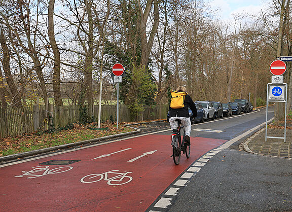 Fahrradstraße in Fürth