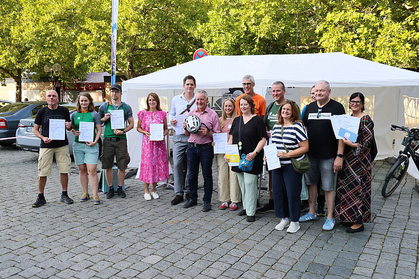 Die Sieger beim Stadtradeln 2025 Alle Gewinner beim Stadtradeln 2025 mit Urkunde