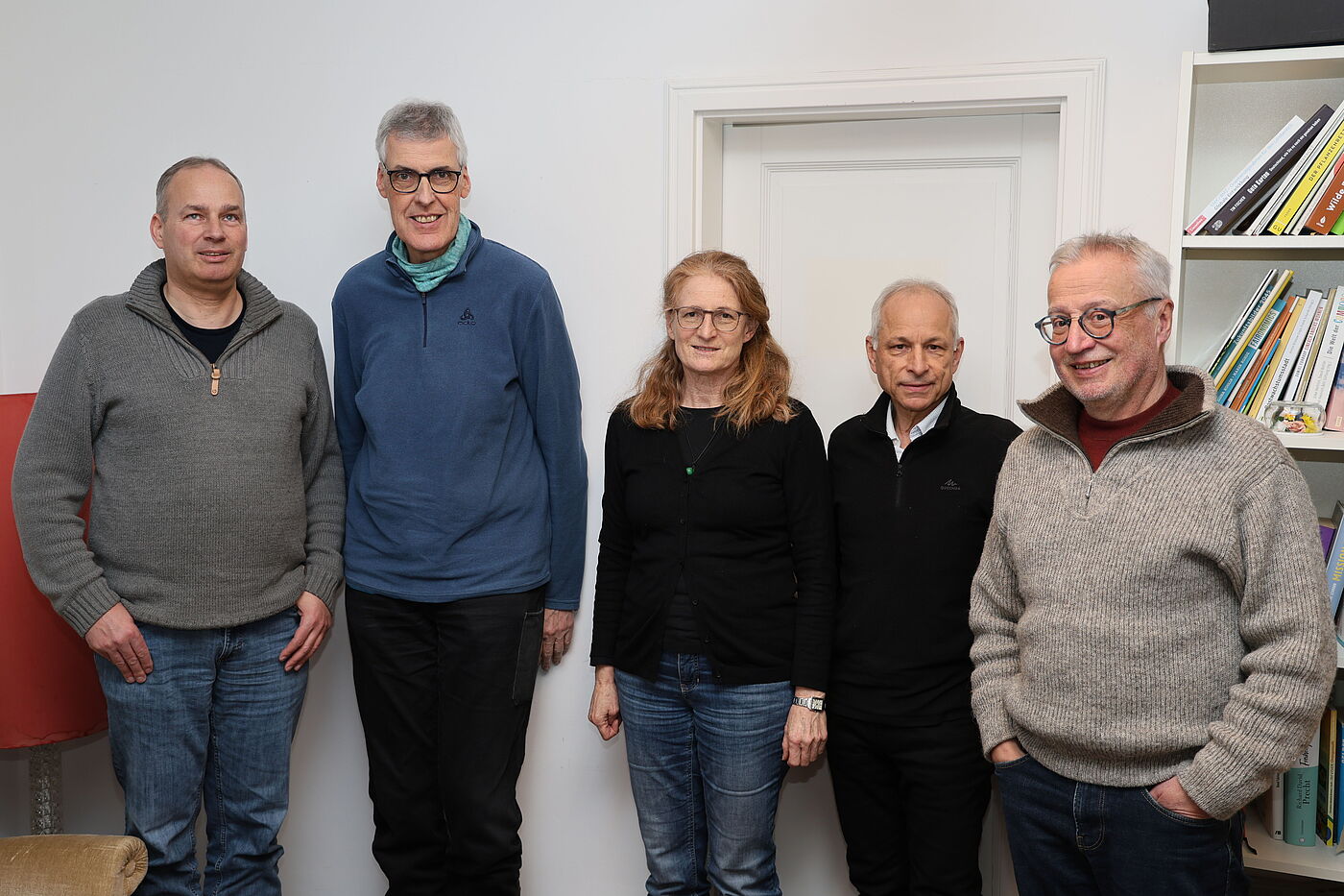 Vorstand des ADFC, v.l. nach r.: Thorsten Kukuk, Jürgen Schumacher, Isabella Weber, Detlef Pauly, Klemens Heinl Es fehlen: Bernhard Heeren, Christoph Wallnöfer