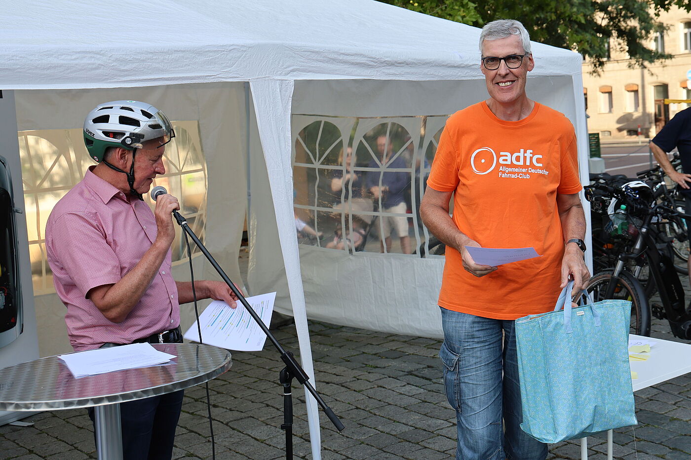 Teamkapitän Jürgen Schumacher bei der Preisverleihung Teamkapitän Jürgen Schumacher bei der Preisverleihung