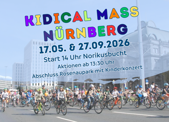 ADFC Nürnberg - Kidical Mass 05/2026 - Flyer